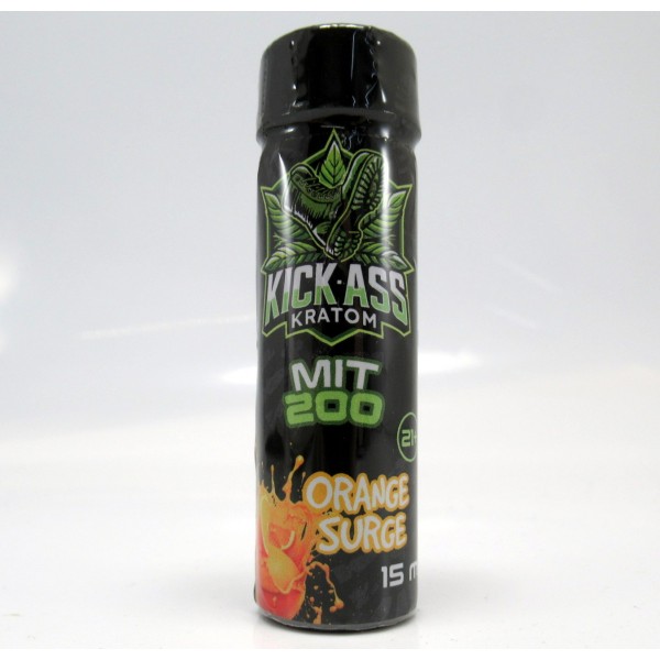 Kick Ass Kratom Orange Surge Flavor MIT200 - (15ml)(1ea)(SAMPLES)